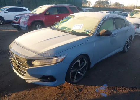 2022 Honda Accord Sport Special Edition из США, поврежденный, VIN 1HGCV1F42NA042980